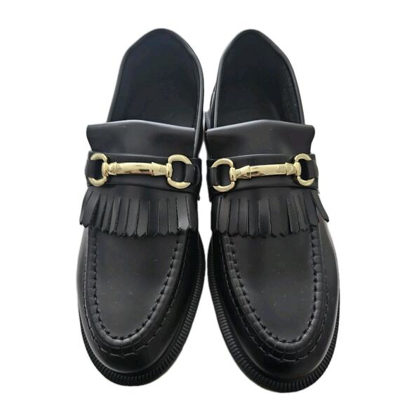 Doc Dr. Martens Adrian Snaffle Loafers Black Leather Size Women’s 9 Men’s 8